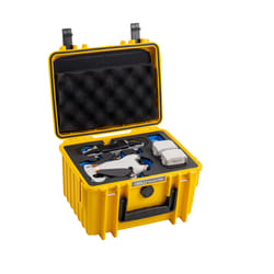 B&W Cases PP.66.Y.MINI4 camera drone case Hard case Yellow Polypropylene (PP)
