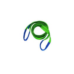 20032HB Lifting Strap with Reinforced Loops 2000 kg Load Capacity 3 m Green