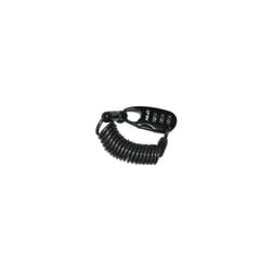 Unisex - Adult LO-L05 Scareface Combination Coiled Cable Lock Black 1200mm