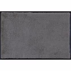 wash+dry Smokey Mount, Decorative doormat, Indoor, Rectangular, Grey, Monochromatic, 400 mm