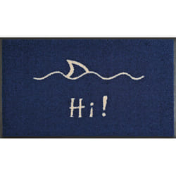 wash+dry HI! Decorative doormat Indoor Rectangular Blue