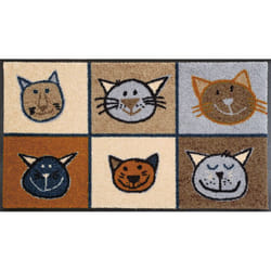 wash+dry Miau Miau Decorative doormat Indoor Rectangular Multicolour