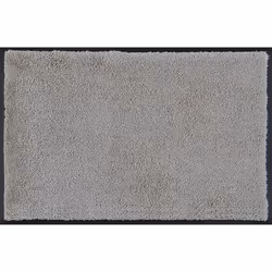 wash+dry 011415, Decorative doormat, Indoor, Rectangular, Grey, Monochromatic, Rubber