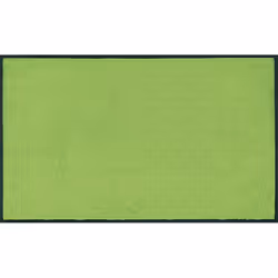 wash+dry Trend - Color Apple Green, Decorative doormat, Indoor, Rectangular, Green, Monochromatic, 600 mm