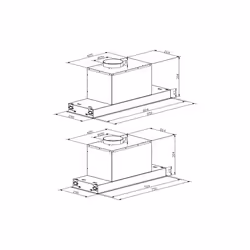 Kaiser Avantgarde Pro Built In Cooker Hood | Stainless Steel