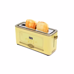 Kaiser Empire Retro Electric 2 Slice Toaster - Ivory