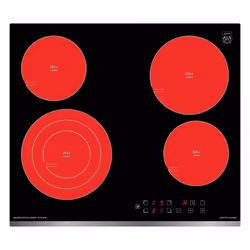 Kaiser KCT 6703 F hob Black Built-in 59 cm Ceramic 4 zone(s)