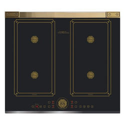 Kaiser Art Deco Black, Gold Built-in 59 cm Zone induction hob 4 zone(s)