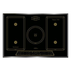 Kaiser Empire Black Built-in 77 cm Zone induction hob 5 zone(s)