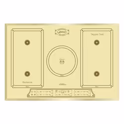 Kaiser Empire, Ivory, Built-in, 77 cm, Zone induction hob, Glass-ceramic, 5 zone(s)