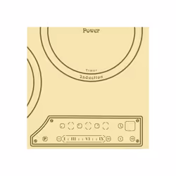 Kaiser KCT 4795 FI ElfAD Ivory Built-in 45 cm Zone induction hob 3 zone(s)