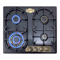 Kaiser Empire Black Built-in 60 cm Gas 4 zone(s)