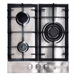 Kaiser Grand Chef, Stainless steel, Built-in, 45 cm, Gas, Stainless steel, 3 zone(s)