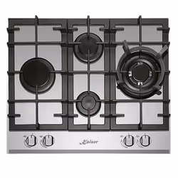 Kaiser KCG 6394 W Turbo Romb, White, Built-in, 60 cm, Gas, Glass, 4 zone(s)