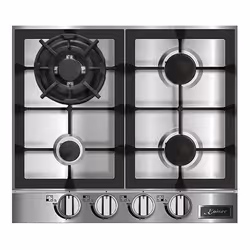Kaiser Avantgarde Pro, Stainless steel, Built-in, 58 cm, Gas, Stainless steel, 4 zone(s)