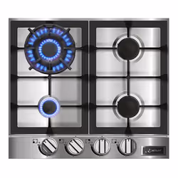Kaiser Avantgarde Pro Stainless steel Built-in 58 cm Gas 4 zone(s)