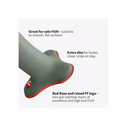Fun Factory Magnum Silicone Dildo with Suction Base Wild Olive 7 Inch