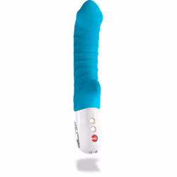 Fun Factory Tiger G5, Cyan, White, Silicone, Curved, Ambidextrous, Touch, CE