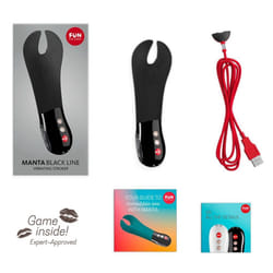 Fun Factory Manta Penis Vibrating Masturbator Stroker | Male Cock Vibrator