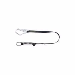 MSA 1.5M ENERGY ABSORBING WEBBING LANYARD CHROME 1.5M