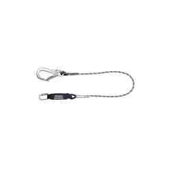 MSA 1.8M KERNMANTLE ENERGY ABSORBING LANYARD CHROME 1.8M