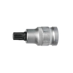 SW-Stahl 05302L Socket 1/2 Spline M6 Chrome Vanadium Steel Female Star Short