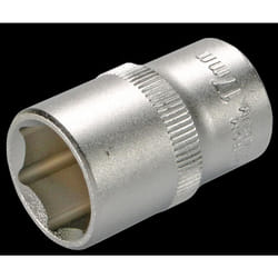 SW-Stahl 05512L Socket 3/8 Hexagon 17 Chrome Vanadium Steel Male Hex