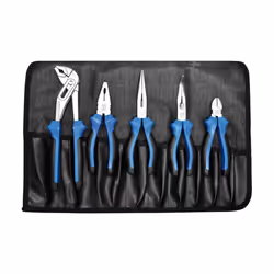 Pliers Set; SW-Stahl; 5 with cutting function 120, 240, 180, 160, 200 Chrome Vanadium Steel
