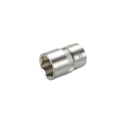 SW-Stahl 07620L-E13 Socket 1/2 SuperLock 13 Chrome Vanadium Steel Male Hex, Corrugated Profile