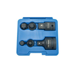 SW-Stahl 07930L Increasing / Reducing Adapter Set, ratchet 6 3/8x1/4, 1/2x3/8, 1/2x3/4, 1/4x3/8, 3/8x1/2, 3/4x1/2 Chrome-Molybdenum Steel
