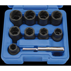SW-Stahl 05545L Screw Extractor 1/2 10, 11, 12, 13, 14, 15, 16, 17, 19 Rectangle Plastic Cassette