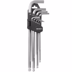 Angled Screwdriver Set; SW-Stahl; 1/16", 5/64", 3/32", 1/8", 5/32", 3/16", 1/4", 5/16", 3/8", 1/16, 5/64, 3/32, 1/8, 5/32, 3/ ...