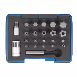 Screwdriver Bit Set; SW-Stahl; Tool module (PU soft foam inlay) 23