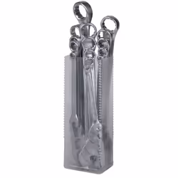 Spanner Set, ring / open ended; SW-Stahl; 15