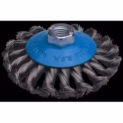 Cup Brush, angle grinder; SW-Stahl; 100 Steel knotted version M14x2 11000