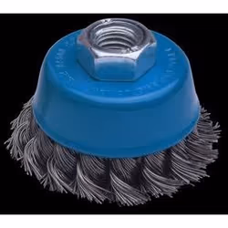 Cup Brush, angle grinder; SW-Stahl; 65 Steel knotted version M14x2 12500