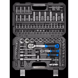 Socket set; SW-Stahl; 97 Hexagon Socket, Torx, Phillips-head (PH), Slot, Inner rectangle Chrome Vanadium Steel with ratchet f ...