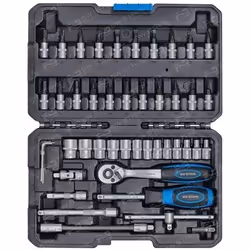 SW-Stahl 07748L Socket set 48 Chrome Vanadium Steel , +