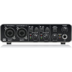 Behringer UMC202HD recording audio interface