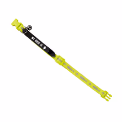 Nobby 78070-03, Cat, Head collar, Yellow, Nylon, Pattern