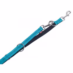 Nobby 78507-34, Dog, Standard lead, Turquoise, Tape, Monochromatic, Nylon