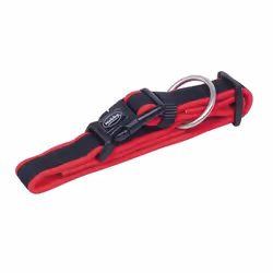 Nobby Mesh Preno, Universal, Standard collar, Black, Red, Metal, Neoprene, Nylon, Monochromatic, M-L