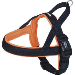 Nobby 80552-04 dog/cat harness M-L Black, Orange Metal, Nylon Seat belt safety harness