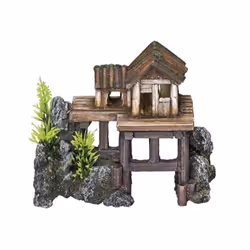 Nobby Wooden house, Multicolour, Fresh water, Salt water, 155 mm, 80 mm, 120 mm, 246 g
