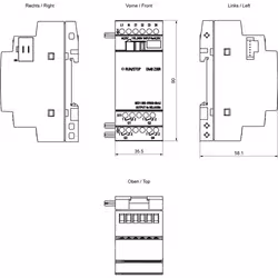 Siemens LOGO! DM8 230R Exp. mod. 2 MW, 4DI/4DO - Additional view 3