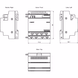 Siemens LOGO! DM16 24R Exp. mod. 4 MW, 8DI/8DO - Additional view 3