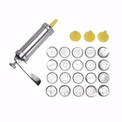 HI Biscuit Maker with 20 Shaping Discs Pastry Press Pastry Maker Biscuit Press