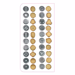 HI Biscuit Maker with 20 Shaping Discs Pastry Press Pastry Maker Biscuit Press