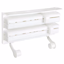 HI Wall Mounted Roll Holder White Clean Design Kitchen Paper Towel Holders