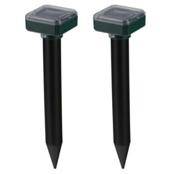 HI 2x Solar Mole Repeller Repellents Ultrasonic Outdoor Pest Deterrent Garden